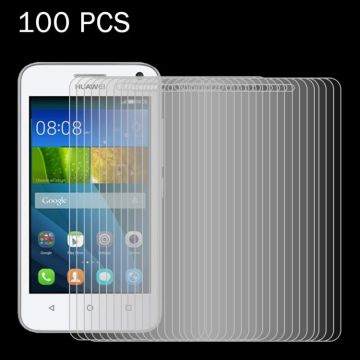 100 PCS for Huawei Y3 0.26mm 9H Surface Hardness 2.5D Explosion-proof Tempered Glass Screen Film
