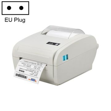 POS-9210 110mm USB POS Receipt Thermal Printer Express Delivery Barcode Label Printer, EU Plug(White)