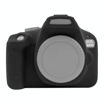 PULUZ Soft Silicone Protective Case for Canon EOS 3000D / 4000D(Black)