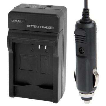 Digital Camera Battery Car Charger for Panasonic BCH7(Black)