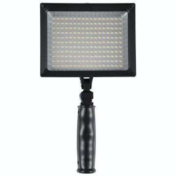 LED-187A 187 LED Video Light for Camera / Video Camcorder and 7.4V 4400mAh  NP-F770 li-ion Battery & with Soft Sheets & a Yellow Filters(Black)