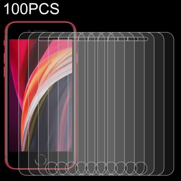 100 PCS for iPhone SE & 5 & 5S & 5C 0.26mm 9H Surface Hardness 2.5D Explosion-proof Tempered Glass Film