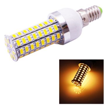 E14 6.0W 520LM Corn Light Bulb, 72 LED SMD 5730, Warm White Light, AC 220V