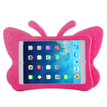 Butterfly EVA Protective Case with Holder for iPad mini 3 / 2 / 1(Magenta)