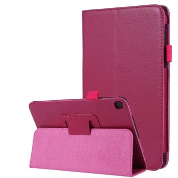 Litchi Texture Horizontal Flip Solid Color Leather Case with Holder for Lenovo TAB 2 A10-30 X30F & TAB 2 A10-70F, 10.1 inch(Magenta)