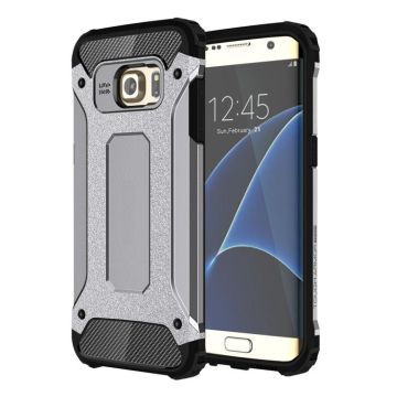 For Galaxy S7 Edge / G935 Tough Armor TPU + PC Combination Case (Grey)
