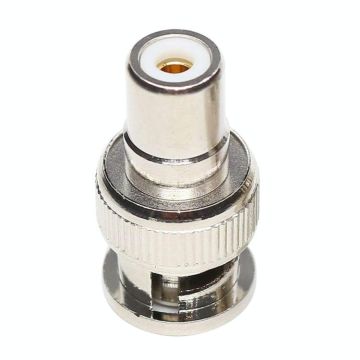 BNC Male to RCA Female Connector Coaxial Cable Adapter