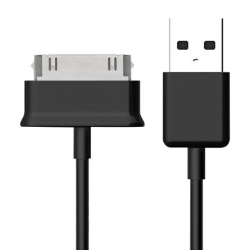 1m 30 Pin to USB Data Charging Sync Cable, For Galaxy Tab 7.0 Plus / Galaxy Tab 7.7 / Galaxy Tab 7 / P1000 / Galaxy Tab 10.1 / P7100 / Galaxy Tab 8.9 / P7300 / Galaxy Tab 10.1 / Galaxy Note 10.1 / Galaxy Note 8.0(Black)
