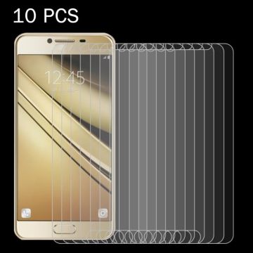 10 PCS For Galaxy C5 / C500 0.26mm 9H Surface Hardness 2.5D Explosion-proof Tempered Glass Screen Film