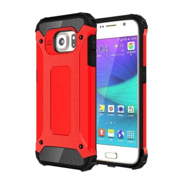 For Galaxy S6 / G920 Tough Armor TPU + PC Combination Case (Red)