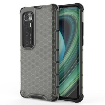 For Xiaomi Mi 10 Ultra Shockproof Honeycomb PC + TPU Case(Grey)