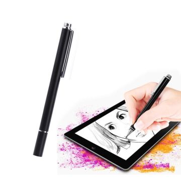 AT-21 Mobile Phone Touch Screen Capacitive Pen Drawing Pen(Black)