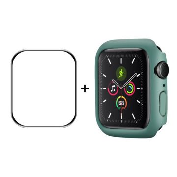 ENKAY Hat-Prince PC Frame + Full Coverage PMMA HD Screen Protector Film For Apple Watch Series 8 / 7 45mm(Green)