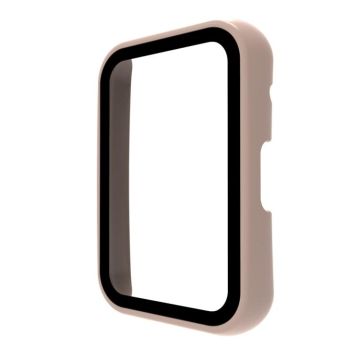 For OPPO Watch Free PC+ Toughened Film Fully Enclosed Protective Watch Case(Pink)