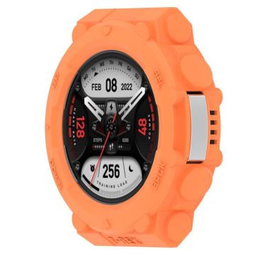 For&#x20;Amazfit&#x20;T-Tex&#x20;2&#x20;Shockproof&#x20;TPU&#x20;Protective&#x20;Watch&#x20;Case&#x28;Orange&#x29;