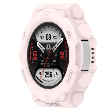 For&#x20;Amazfit&#x20;T-Tex&#x20;2&#x20;Shockproof&#x20;TPU&#x20;Protective&#x20;Watch&#x20;Case&#x28;Pink&#x29;