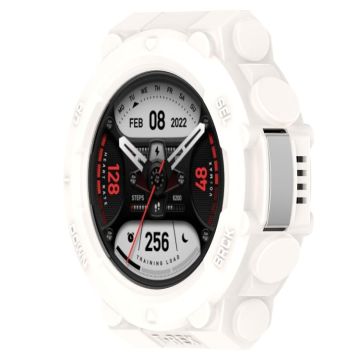 For&#x20;Amazfit&#x20;T-Tex&#x20;2&#x20;Shockproof&#x20;TPU&#x20;Protective&#x20;Watch&#x20;Case&#x28;White&#x29;
