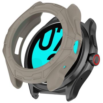 For Ticwatch Pro 5 Armored Semi-Enclosed TPU Watch Protective Case(Sandstone)