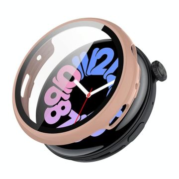 For vivo Watch 3 ENKAY Hat-Prince Full Coverage PC + Tempered Glass Film Integrated Watch Case(Pink)