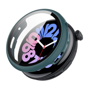 For vivo Watch 3 ENKAY Hat-Prince Full Coverage PC + Tempered Glass Film Integrated Watch Case(Dark Green)