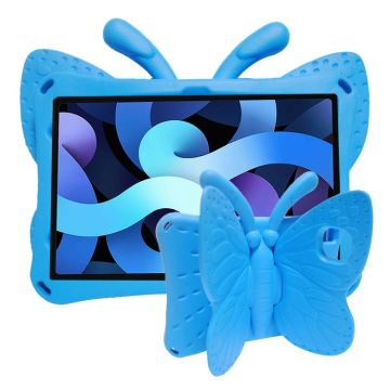 For Honor Pad X8 / X6 /7 Butterfly Bracket Kids EVA Shockproof Tablet Case(Blue)