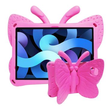 For Honor Pad X8 / X6 /7 Butterfly Bracket Kids EVA Shockproof Tablet Case(RoseRed)