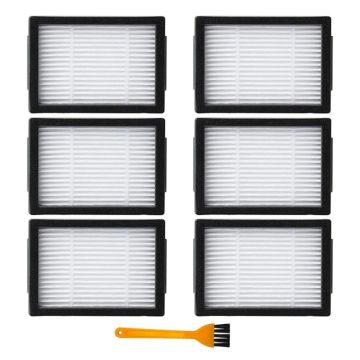 JUNSUNMAY 6pcs Clean Filter Replacement for iRobot Roomba E6 / E7