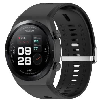 For Xiaomi Watch H1 Blood Pressure Watch Silicone Watch Band(Black)