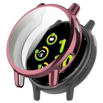 For Garmin  Vivoactive 5 Electroplated Full Coverage TPU Watch Protective Case(Pink)