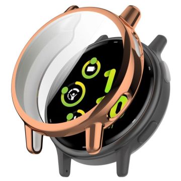 For Garmin  Vivoactive 5 Electroplated Full Coverage TPU Watch Protective Case(Rose Gold)