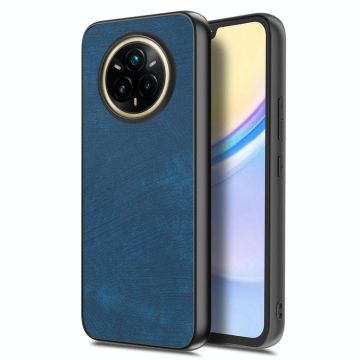For Realme 14 Pro Vintage Leather PC Back Cover Phone Case(Blue)