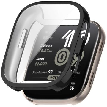 For Amazfit Bip 6 Electroplated TPU Full Coverage Watch Protective Case(Black)