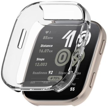 For Amazfit Bip 6 Electroplated TPU Full Coverage Watch Protective Case(Transparent)