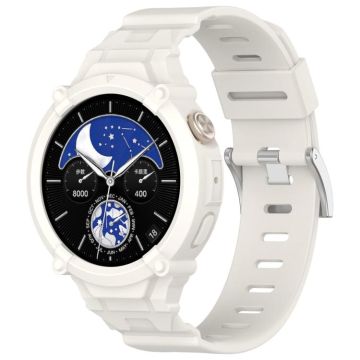 For vivo Watch 5 / Watch 3 Watch Case Integrated Silicone Watch Band(Starlight)