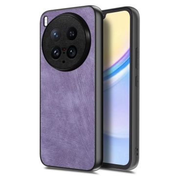 For vivo X200 Ultra Vintage Leather PC Back Cover Phone Case(Purple)