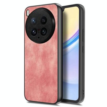 For vivo X200 Ultra Vintage Leather PC Back Cover Phone Case(Pink)