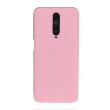 For Xiaomi Redmi K30 Solid Color Frosted TPU  Phone Case(Magenta)