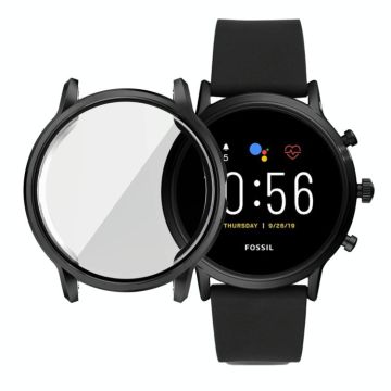 Suitable for FOSSIL Gen 5 Carlyle All-inclusive Electroplated TPU Protective Shell(Black)