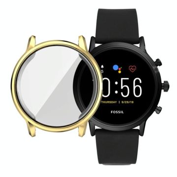 Suitable for FOSSIL Gen 5 Carlyle All-inclusive Electroplated TPU Protective Shell(Gold)