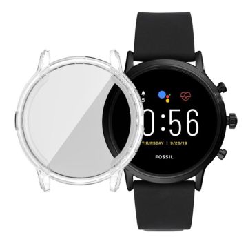 Suitable for FOSSIL Gen 5 Carlyle All-inclusive Electroplated TPU Protective Shell(Transparent)