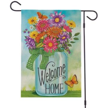 Linen Flower Series Garden Flag Garden Holiday Flag Double-sided Printing(2)