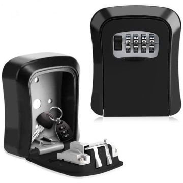 HG2 Arc Wall Mounted Password Key Box(Black)