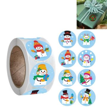 Christmas Decoration Gift Series Stickers Label, Size: 2.5cm / 1inch(A-124)