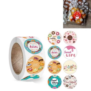 Children Happy Birthday Stickers Decorations Greeting Cards Label, Size: 2.5 cm / 1inch(A-185)