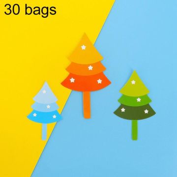 30 Bags Forest Tree Cake Insert Card Flag Insert Baking Decoration Birthday Cake Card Insert Cake Decoration(CP-489)