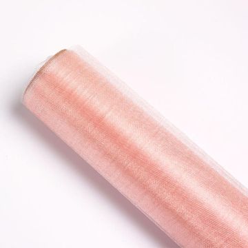 Snow Yarn Flowers Packaging Wedding Decoration Simple Gauze Flowers Packaging Materials 48cmx4.5m(Champagne)