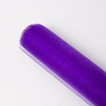 Snow Yarn Flowers Packaging Wedding Decoration Simple Gauze Flowers Packaging Materials 48cmx4.5m(Deep Purple Red)