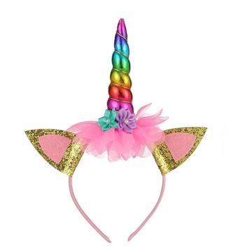 Cartoon Headband Children Birthday Festival Party Hair Accessories(Colorful 1)