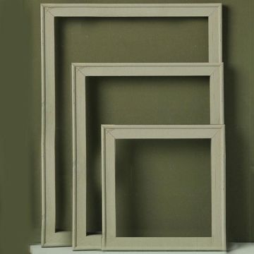 3 in 1 Different Sizes Morandi Color Wooden Photo Frame Series Color Spray Paint Photo Props Photography Background Ornaments(Normal Green)