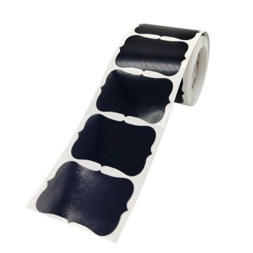 Special-shaped PVC Waterproof Blackboard Wine Bottle Sticker, Size: 55x35mm(I-03)